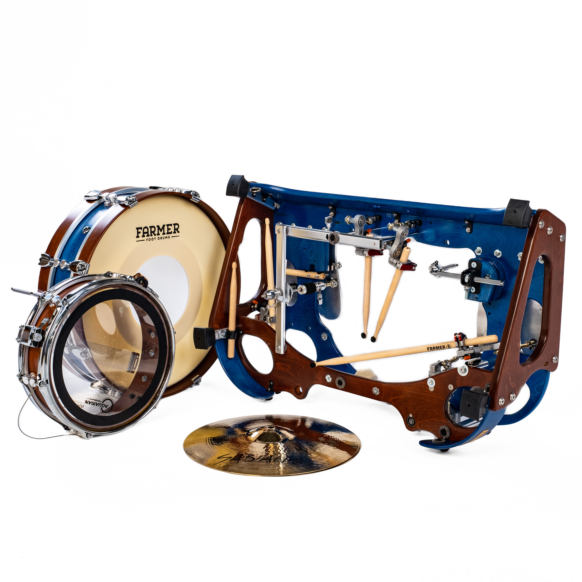 Farmer Foot Drums: Portable Drums and Foot Percussion